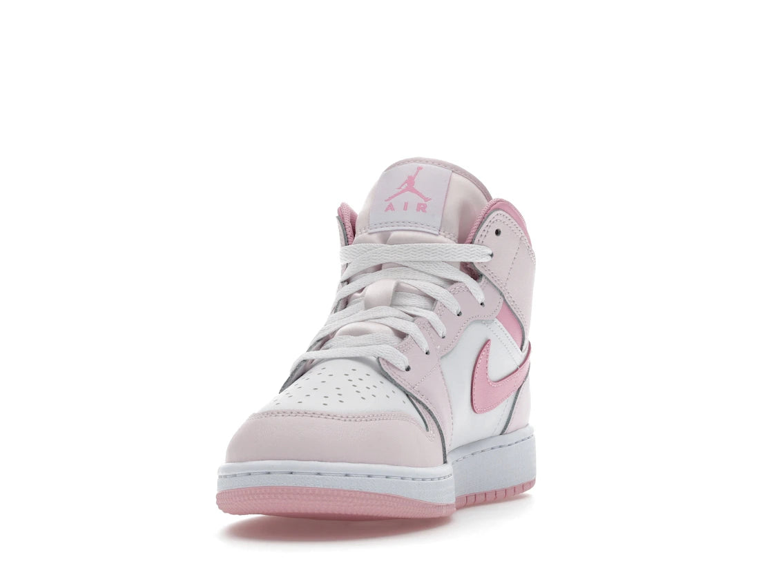 Jordan 1 Mid Pearl Pink White (GS)