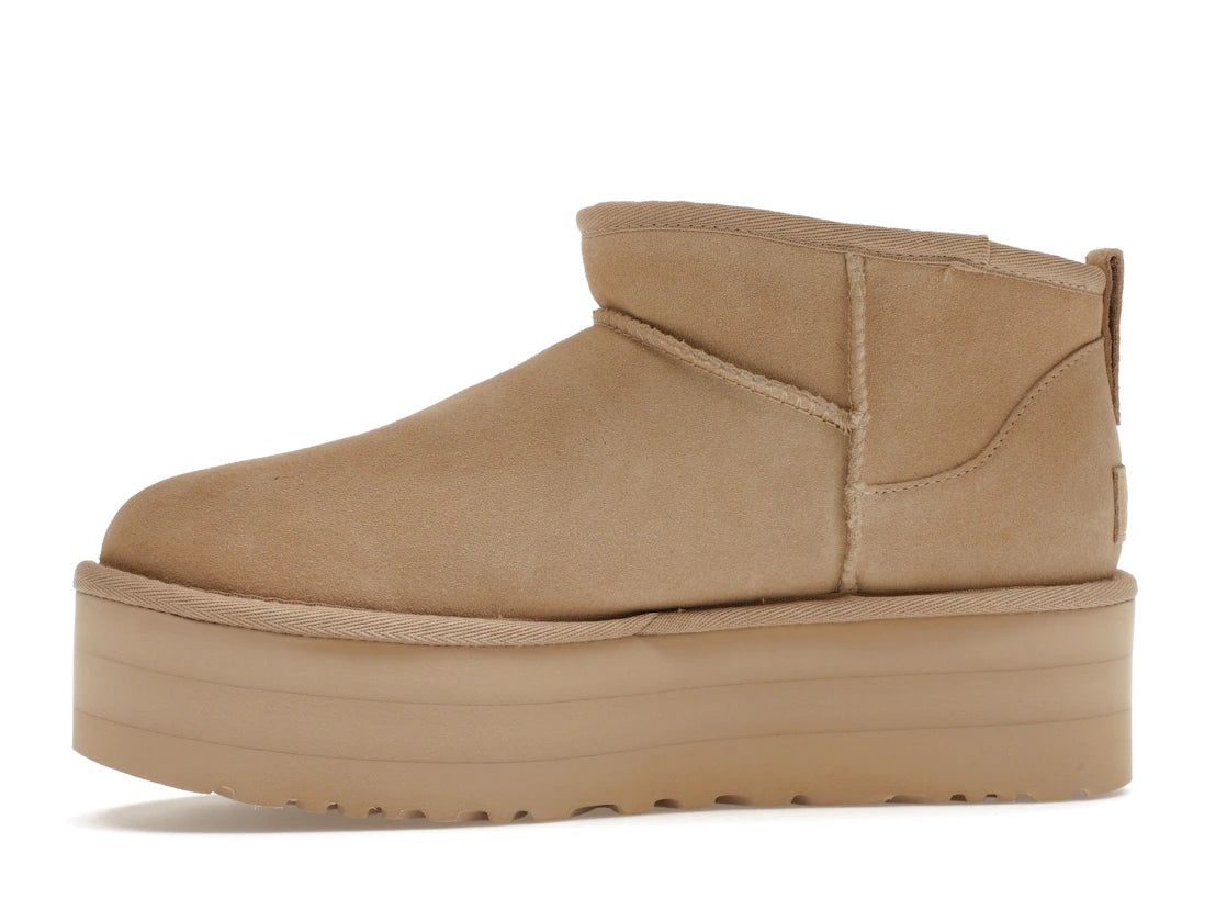 tenisky a boty UGG Classic Ultra Mini Platform Boot Mustard Seed (W) 1135092-MDSD ADONIO