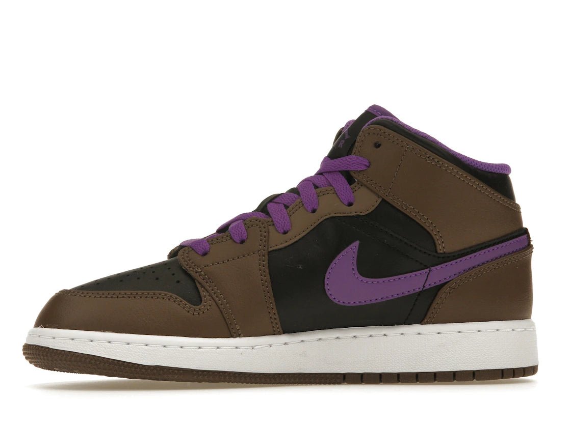 Jordan 1 Mid Purple Mocha (GS)