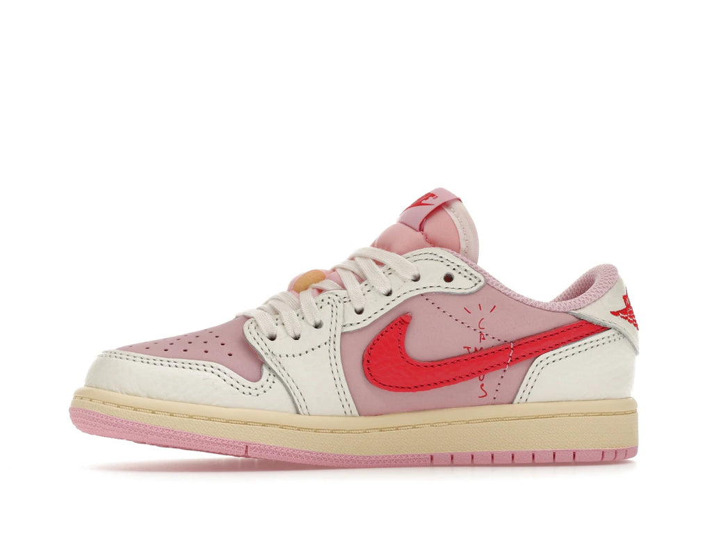 Jordan 1 Retro Low OG SP Travis Scott Sail Tropical Pink (PS)
