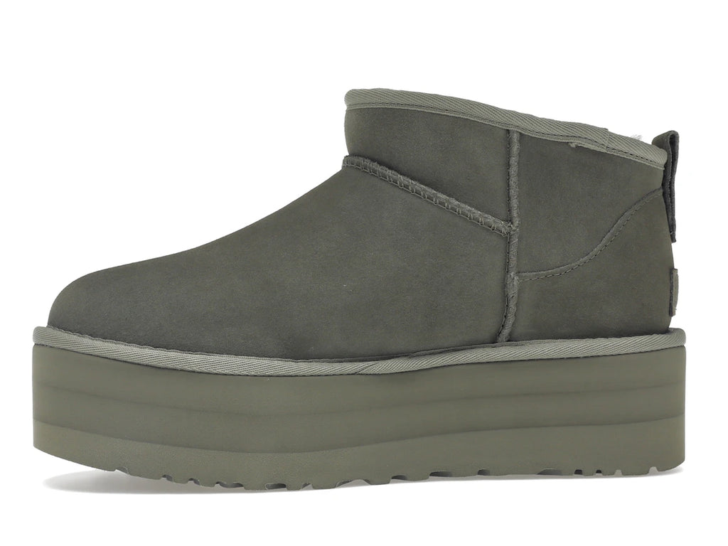 UGG Classic Ultra Mini Platform Boot Moss Green (W)