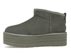 UGG Classic Ultra Mini Platform Boot Moss Green (W)