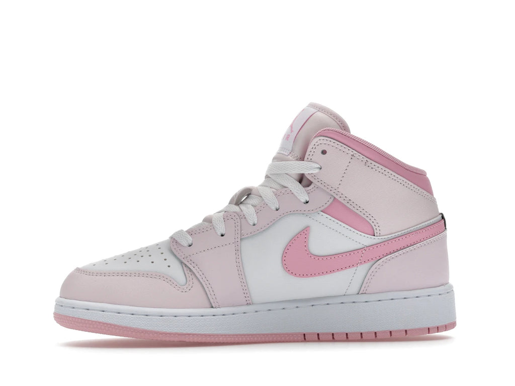 Jordan 1 Mid Pearl Pink White (GS)
