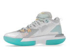 Jordan Zion 1 White Dynamic Turquoise