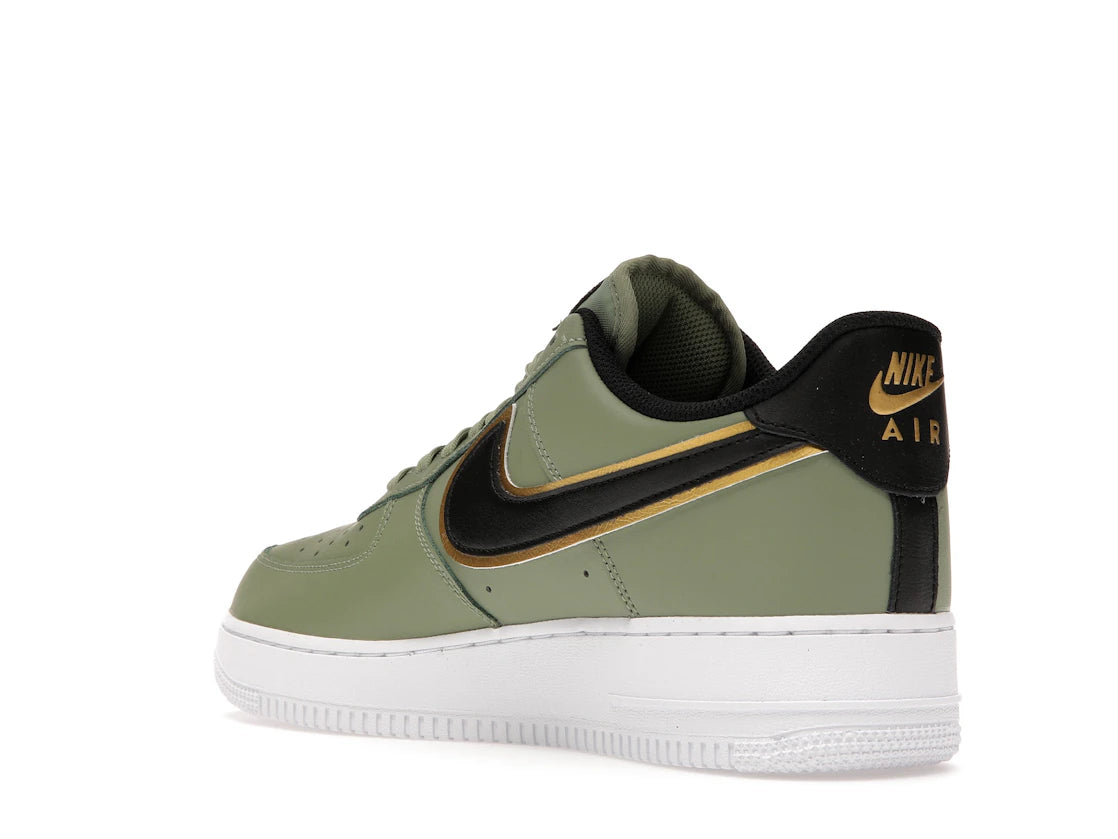 Nike Air Force 1 Low '07 LV8 Double Swoosh Olive Gold Black