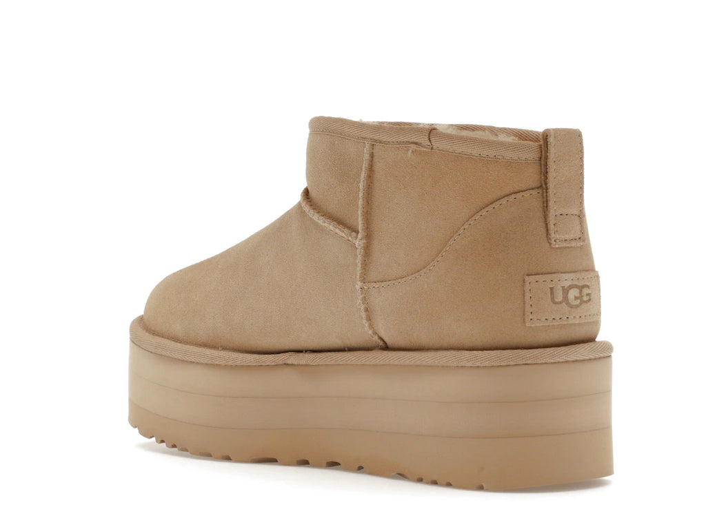 tenisky a boty UGG Classic Ultra Mini Platform Boot Mustard Seed (W) 1135092-MDSD ADONIO