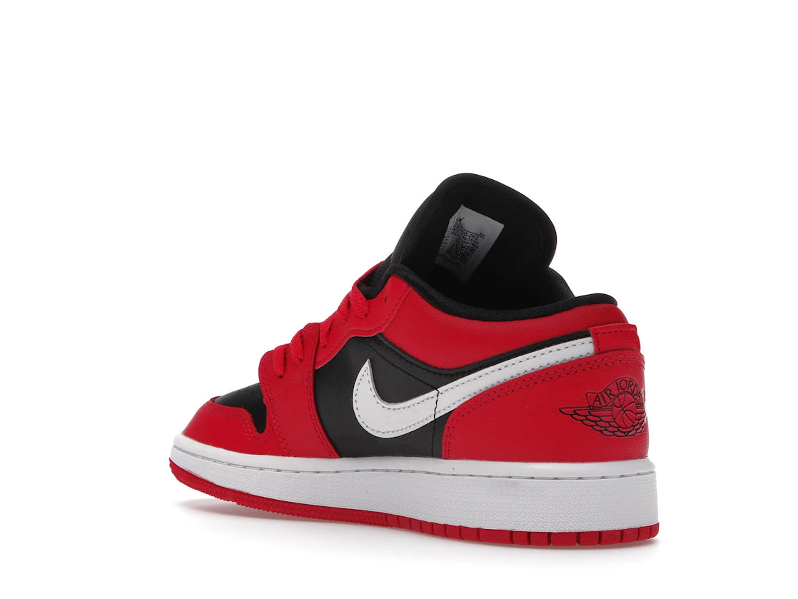 Jordan 1 Low Black Very Berry (GS)