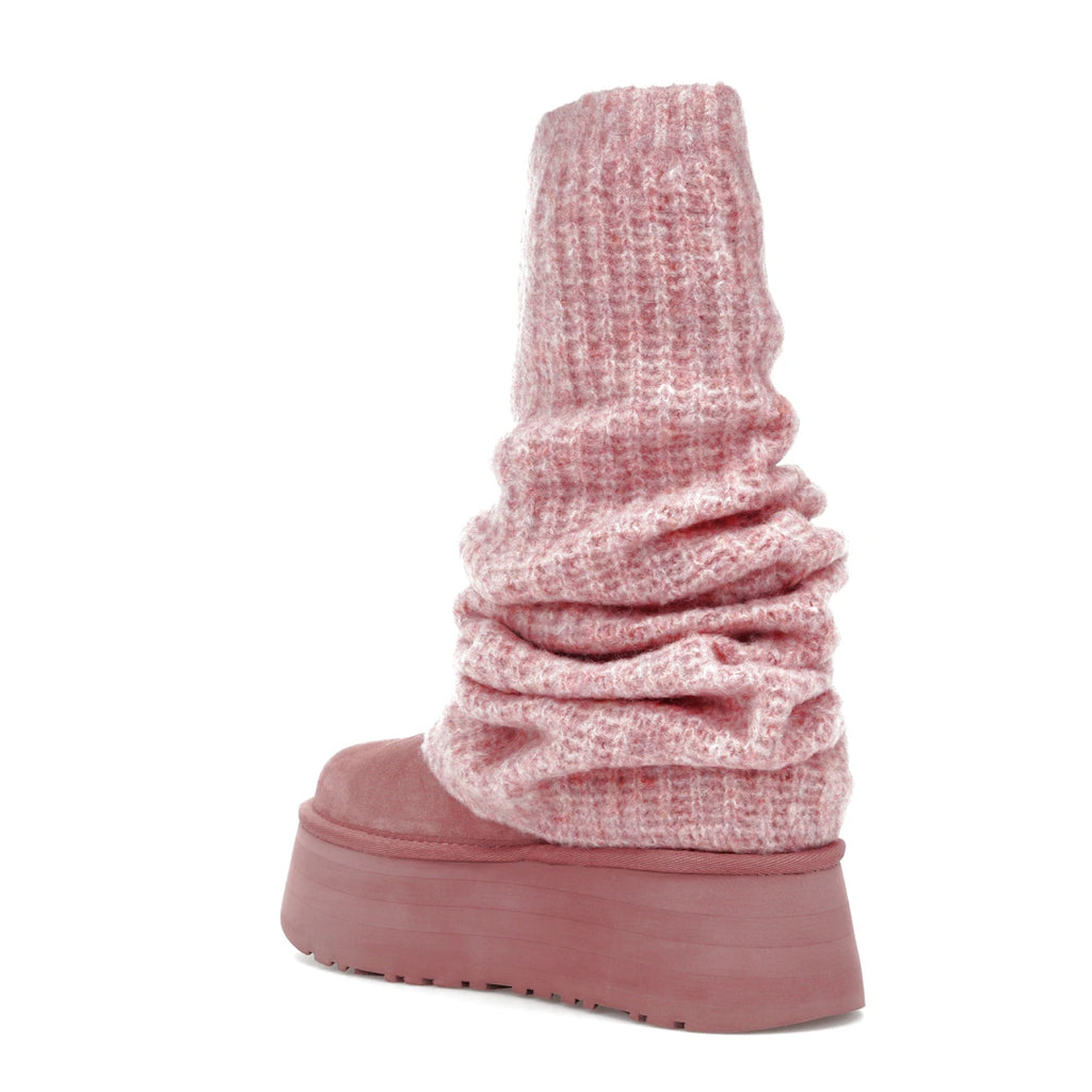 tenisky a boty UGG Classic Mini Dipper Legwarmer Boot Pink Dawn (W) 1178990-PDW ADONIO