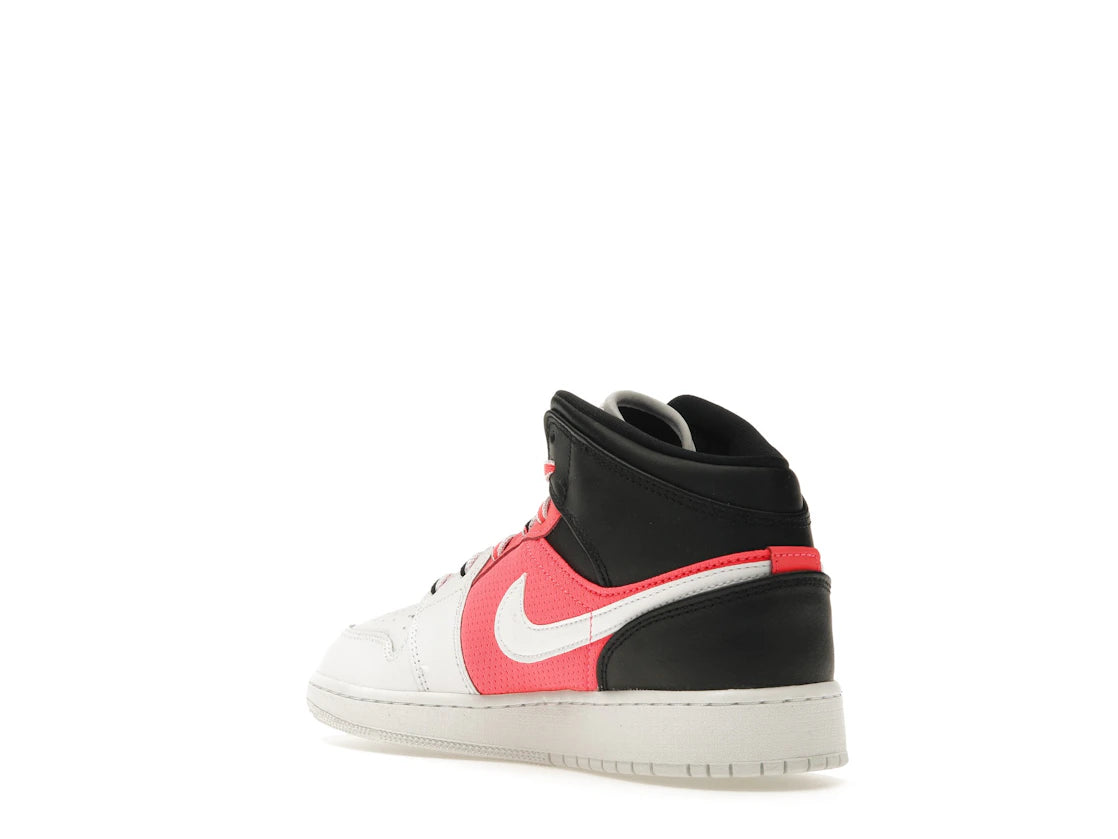 Jordan 1 Mid SE White Black Infrared (GS)