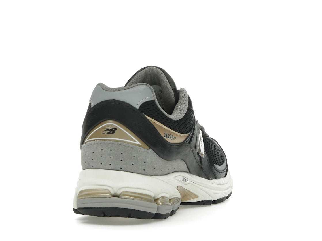 New Balance 2002R Black Sea Salt Gold Metallic