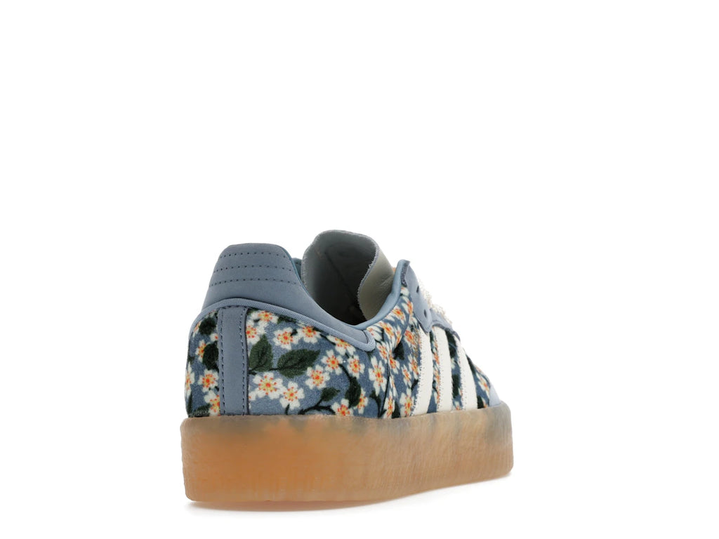 adidas Sambae Liberty London Floral Embroidery Blue Cream White (W)