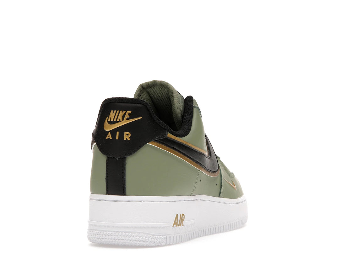 Nike Air Force 1 Low '07 LV8 Double Swoosh Olive Gold Black