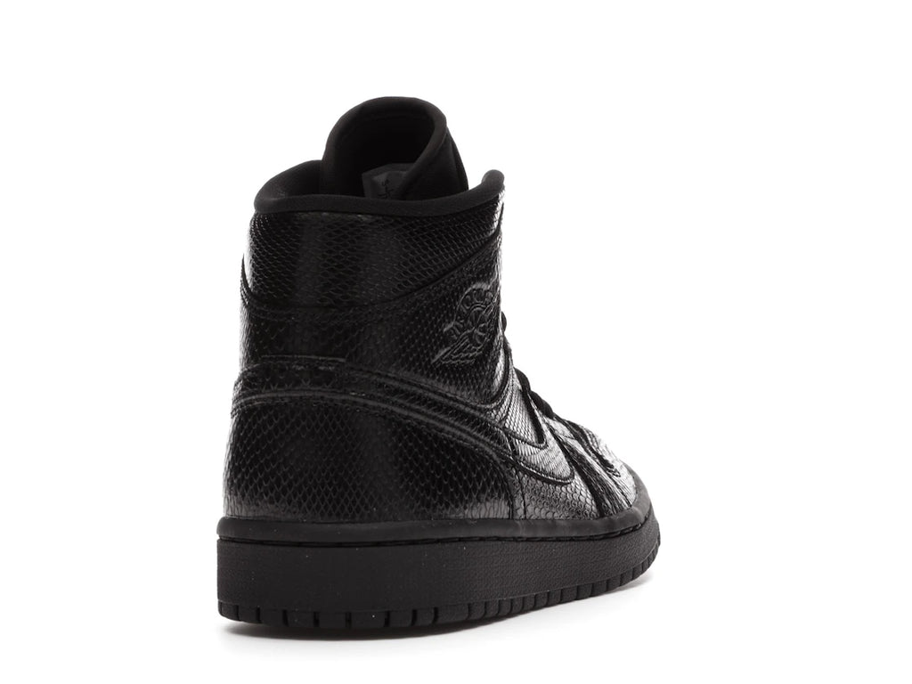 Jordan 1 Mid Black Snakeskin (W)