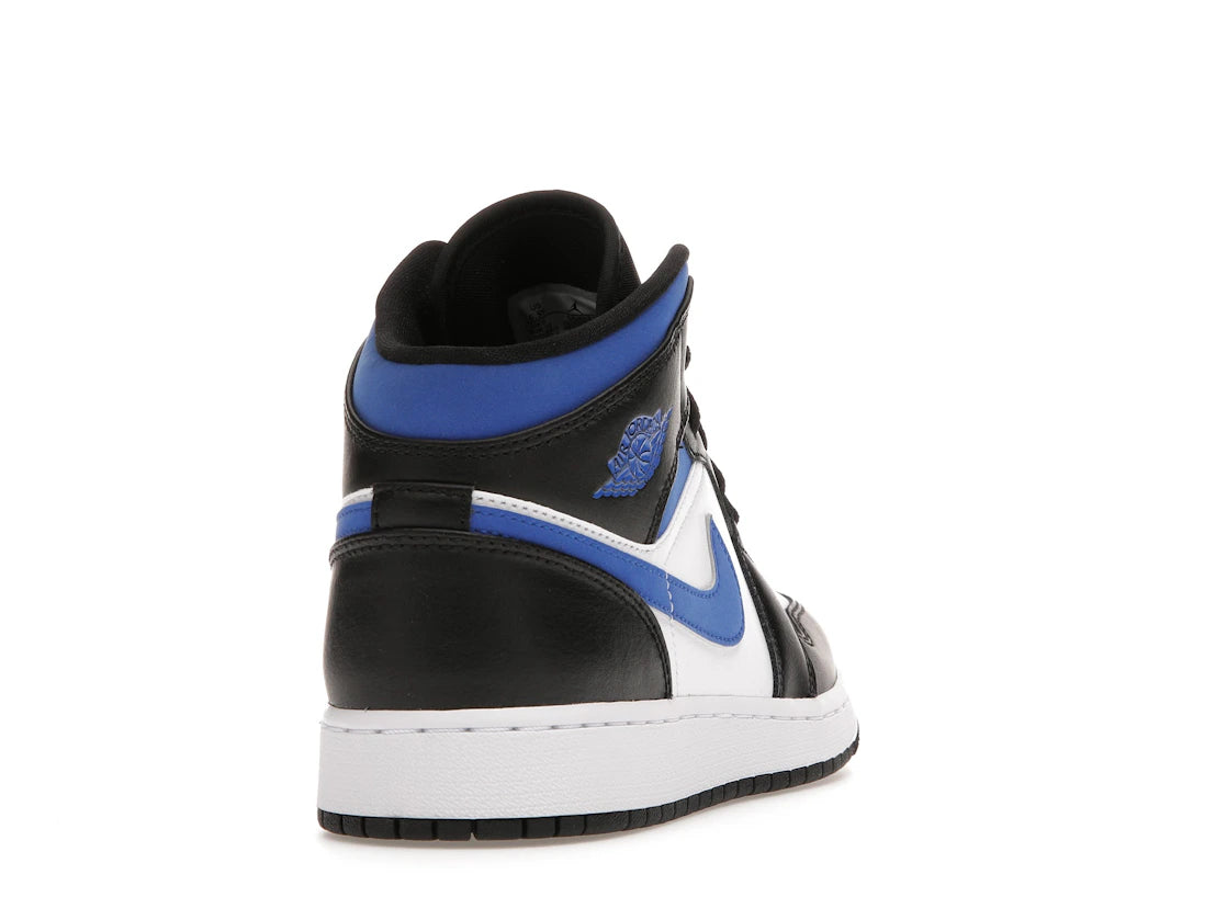 Jordan 1 Mid White Black Racer Blue (GS)