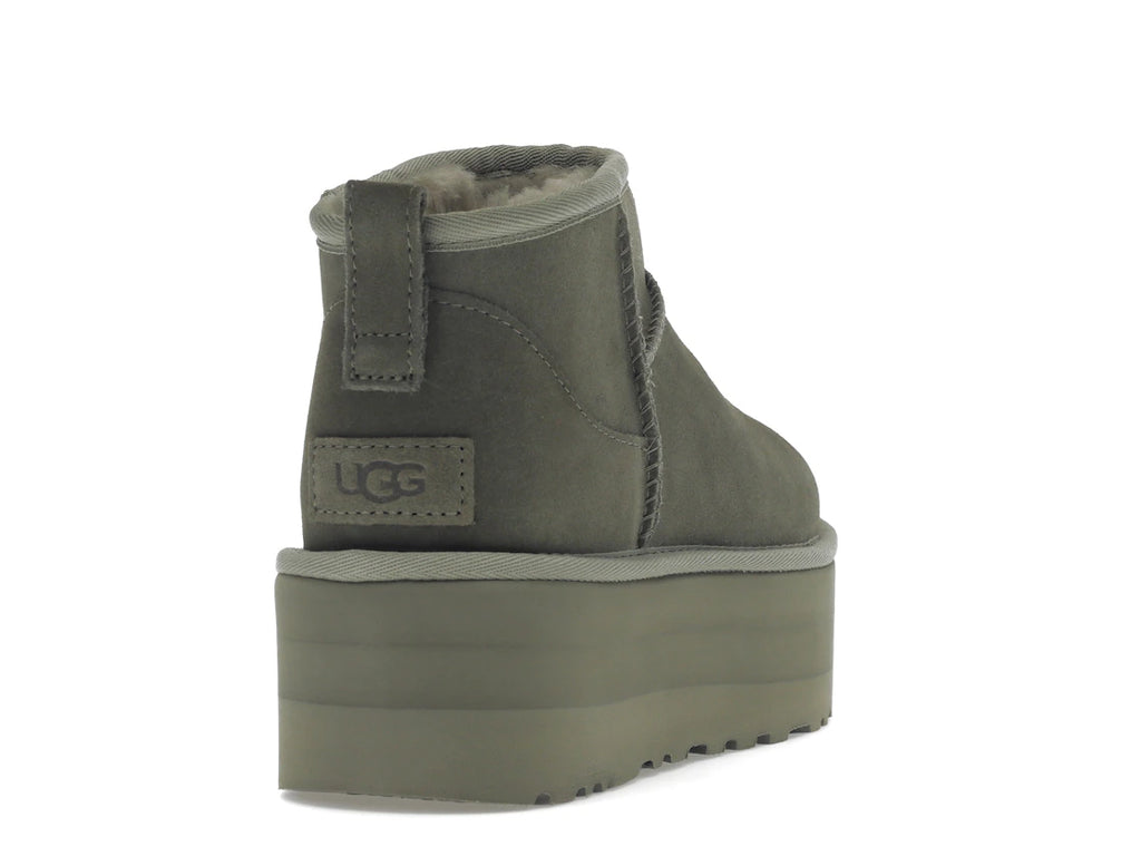 UGG Classic Ultra Mini Platform Boot Moss Green (W)