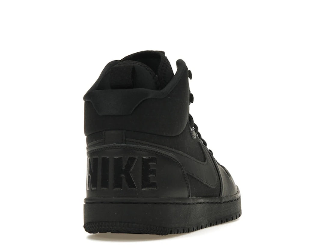 Nike Court Borough Mid Winter Triple Black