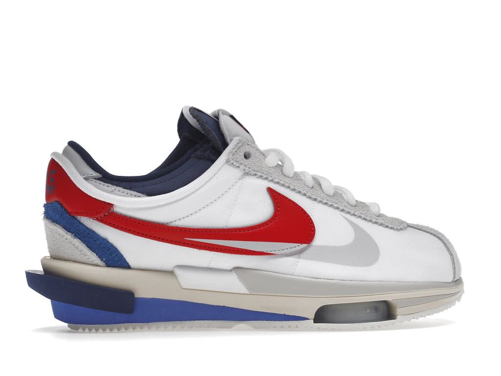 Nike Zoom Cortez SP sacai White University Red Blue