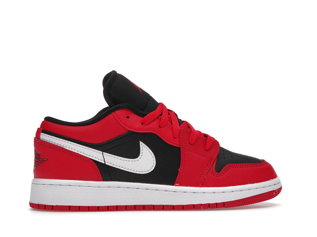 Jordan 1 Low Black Very Berry (GS)