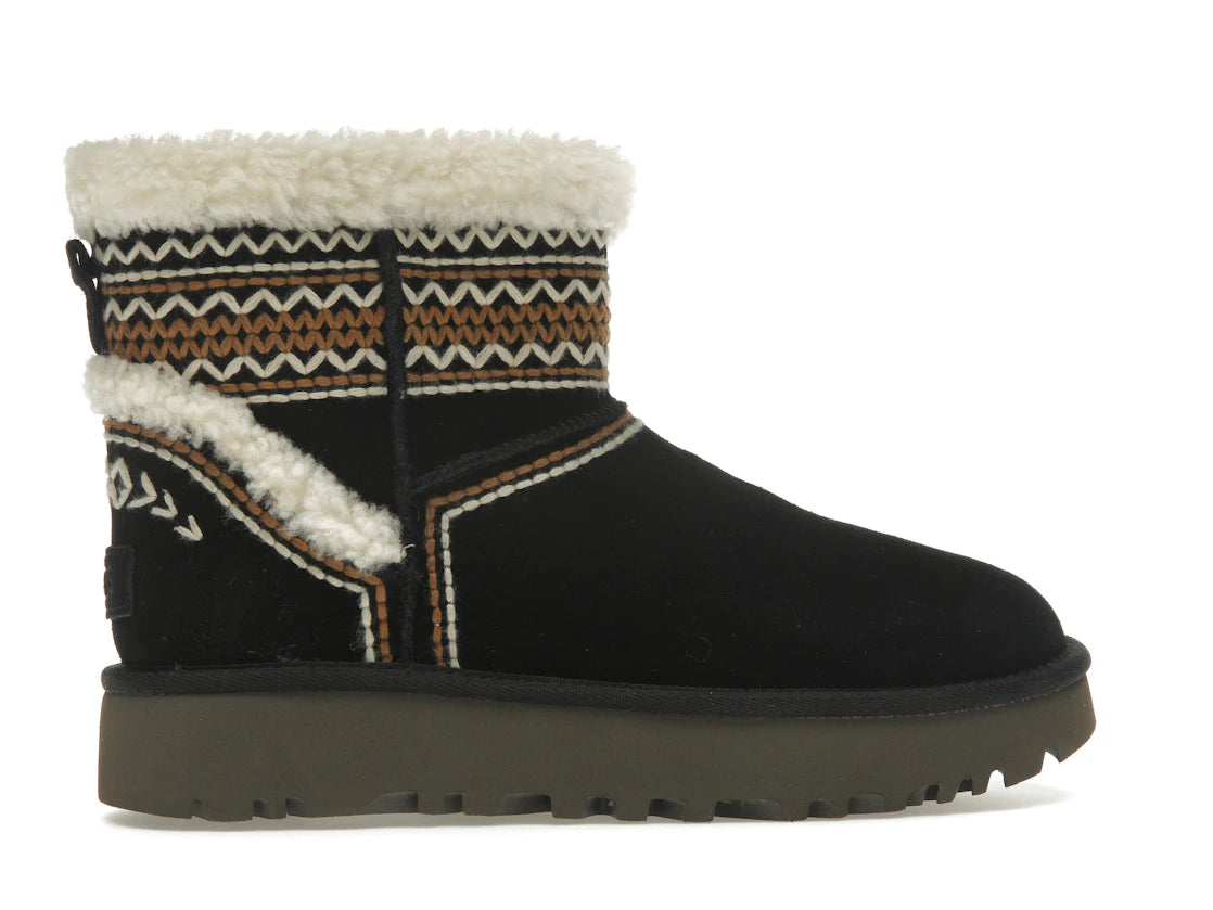 tenisky a boty UGG Classic Mini Atherson Boot Black (W) 1158281-BLK ADONIO