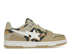 A Bathing Ape Sk8 Sta Beige Yellow Camo