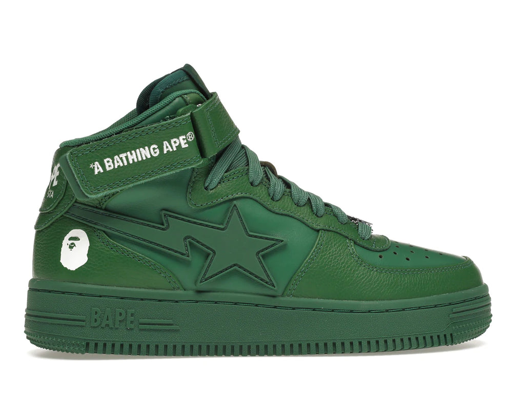 A Bathing Ape Bape Sta Mid Green