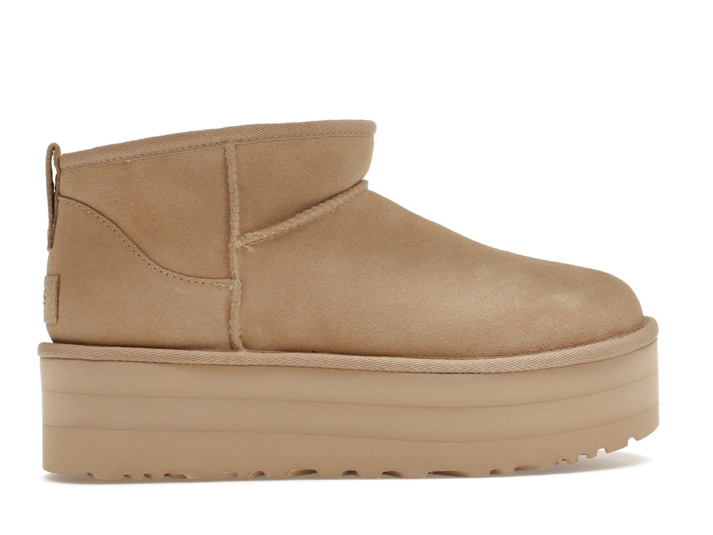 tenisky a boty UGG Classic Ultra Mini Platform Boot Mustard Seed (W) 1135092-MDSD ADONIO