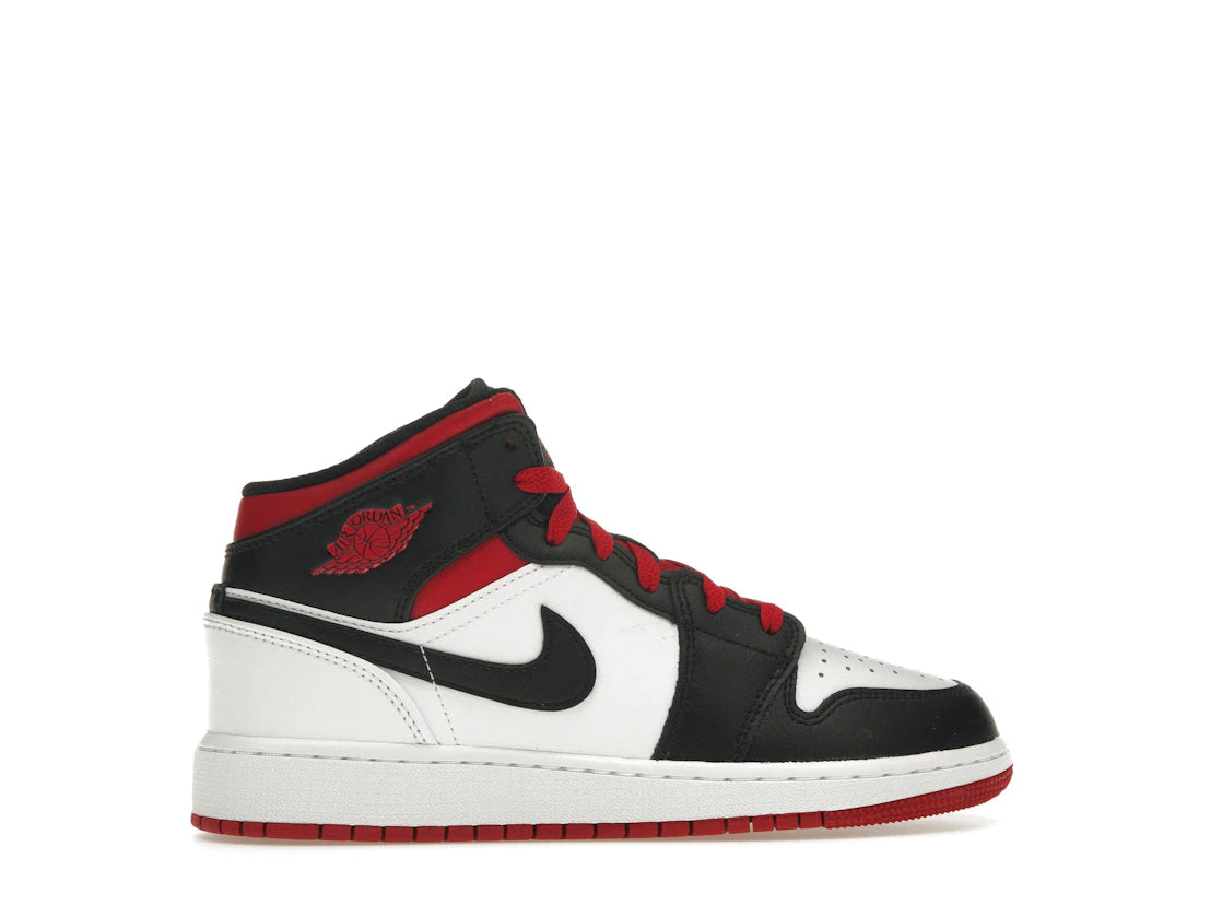 Jordan 1 Mid Gym Red Black Toe (GS)