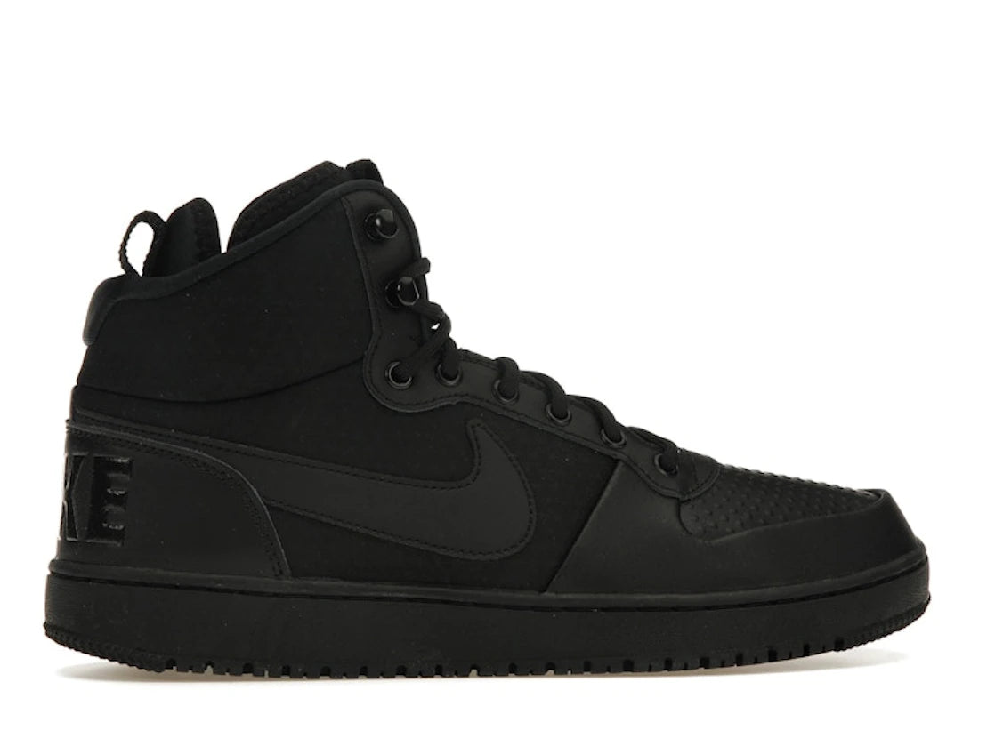 Nike Court Borough Mid Winter Triple Black