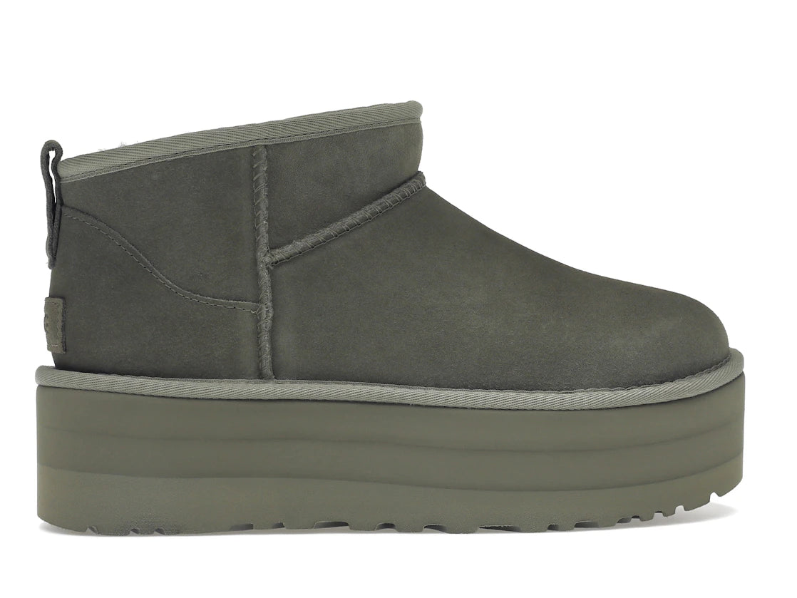 UGG Classic Ultra Mini Platform Boot Moss Green (W)