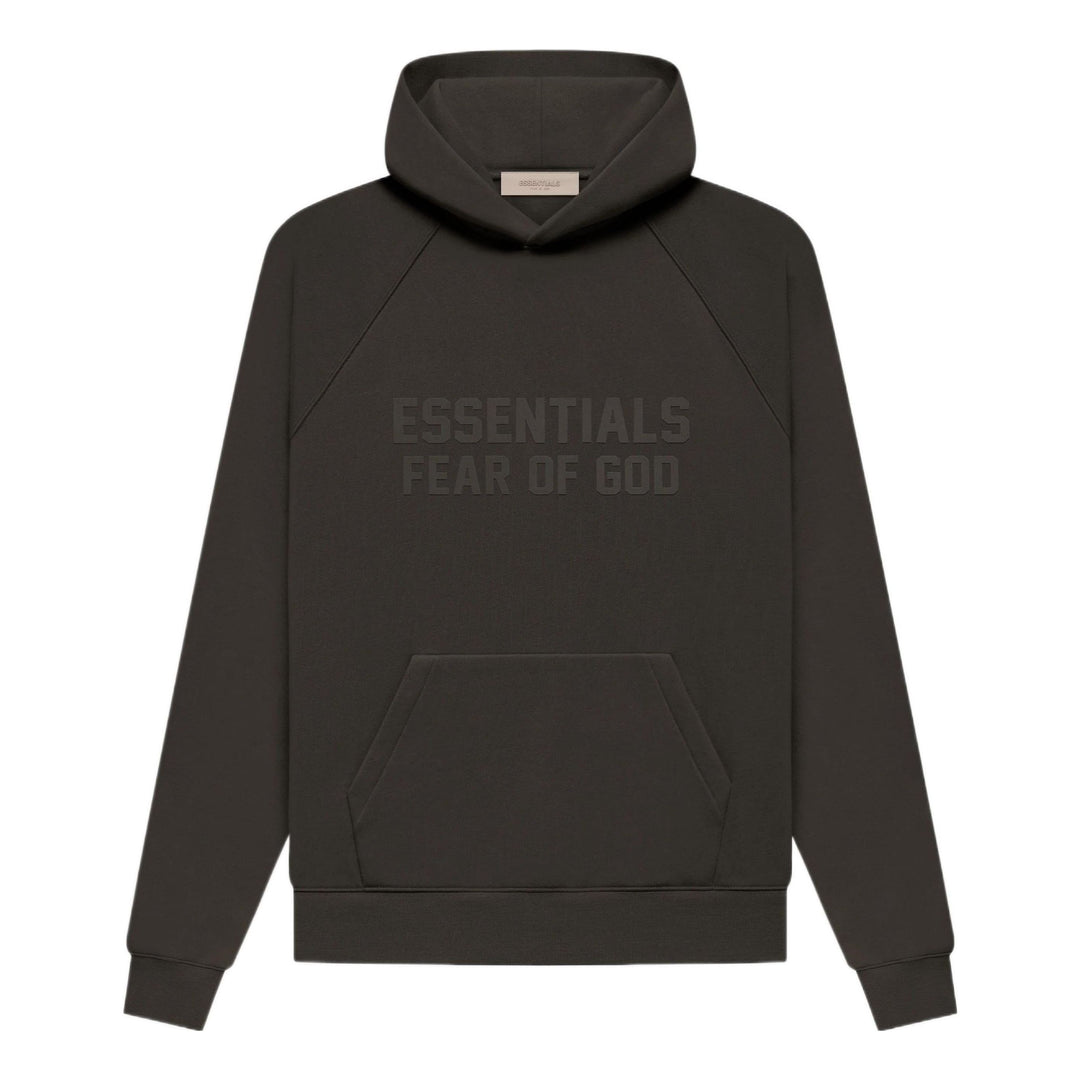 Fear of God Essentials Hoodie (FW22) Off Black