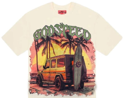 tričko Godspeed Miami G-Wagon Tee White INS-F581F0B141 ADONIO