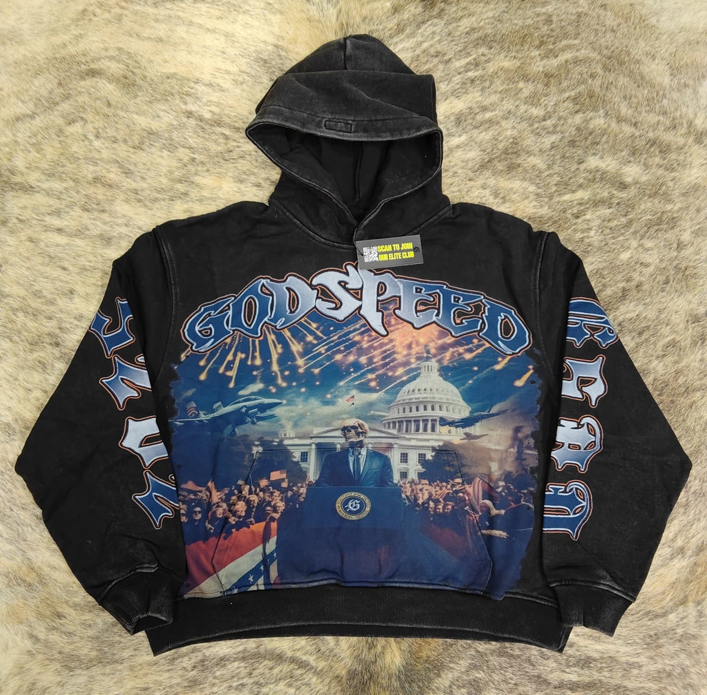 Godspeed R.O.R. Hoodie Washed Black