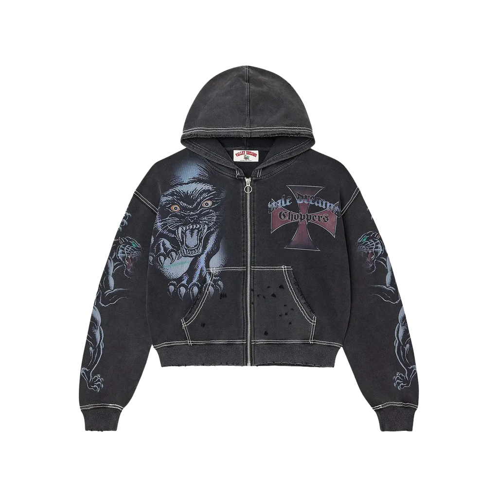 Vale Forever Hardy Boyz Zip Up Hoodie Black INS-7391845530 ADONIO