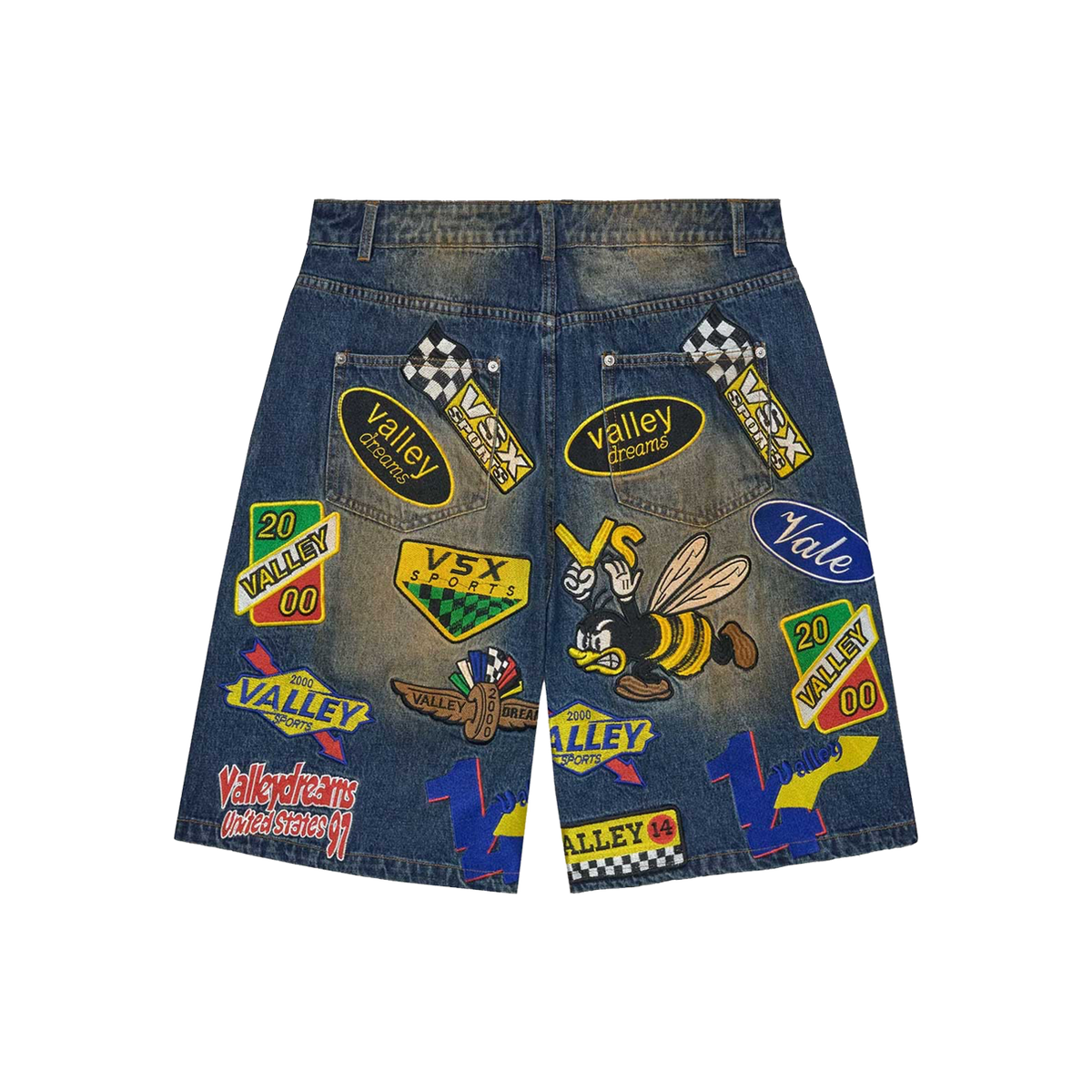 Vale Forever Passport Jorts, Blue