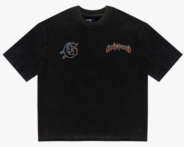Godspeed Natural Disaster Tee Washed Black